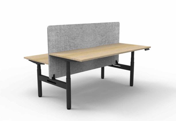 Black Frame - Natural Oak Top